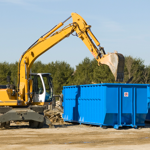 how does a residential dumpster rental service work in Glasser